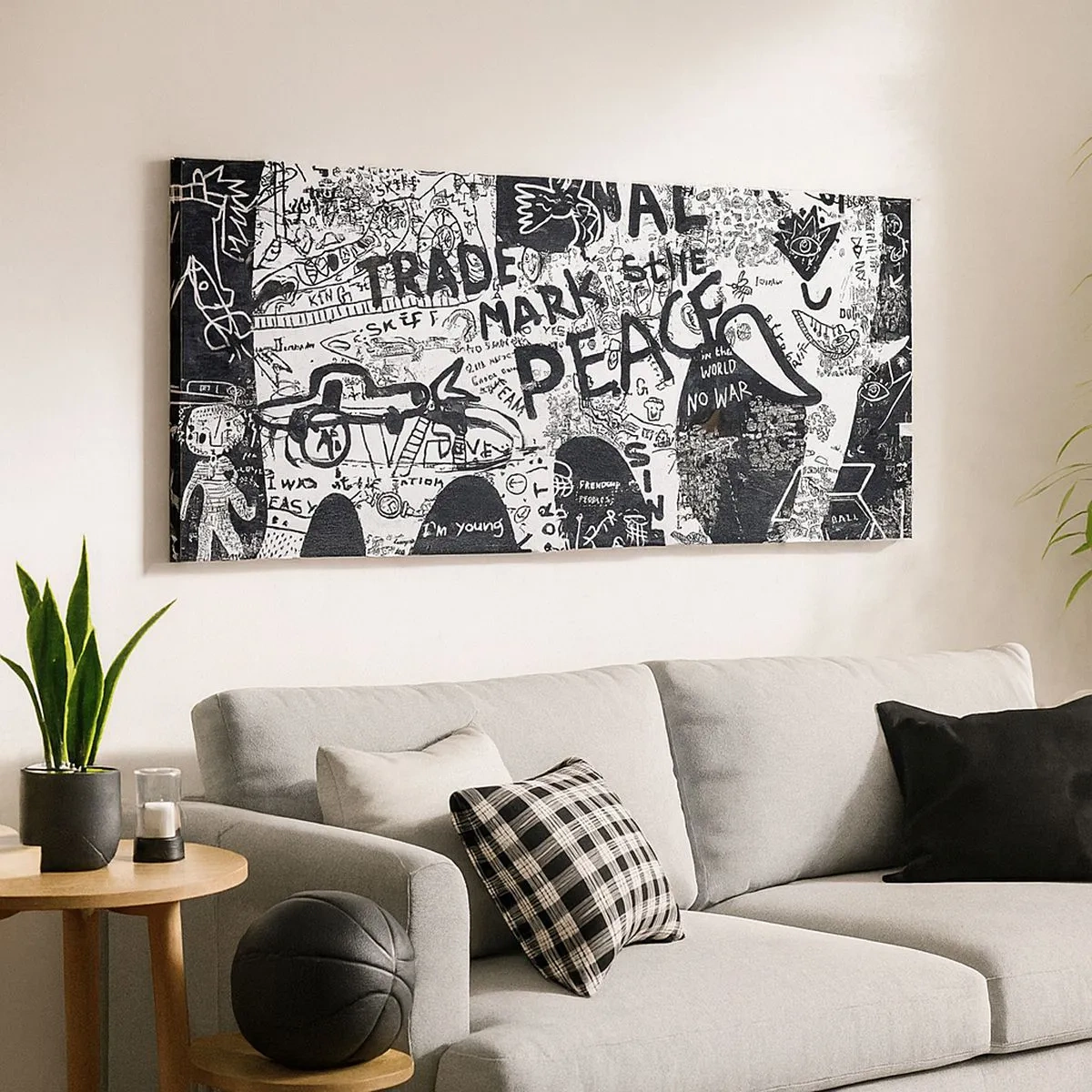 Vászonkép - Gazdag utcavilág - 100x40 cm