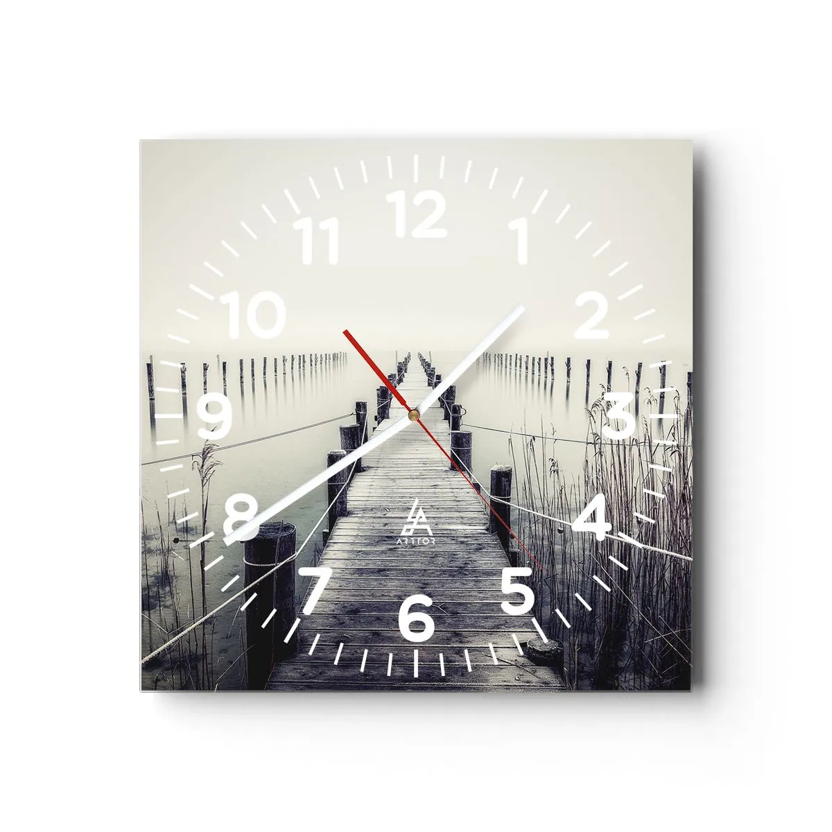 Falióra, Óra - Merülj el a békében - 40x40 cm