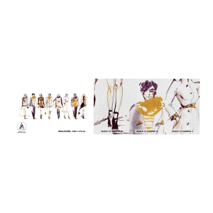 Fotótapéta Minta Premium Canvas - Nem kikényszerített sikk, szabad elegancia - Nő, Modell, Divat - 100x30 cm