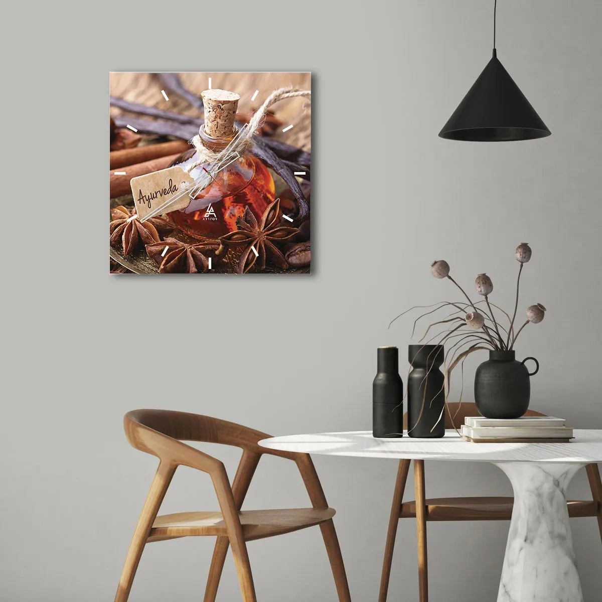 Falióra, Óra - A test és a lélek egysége felé - 30x30 cm