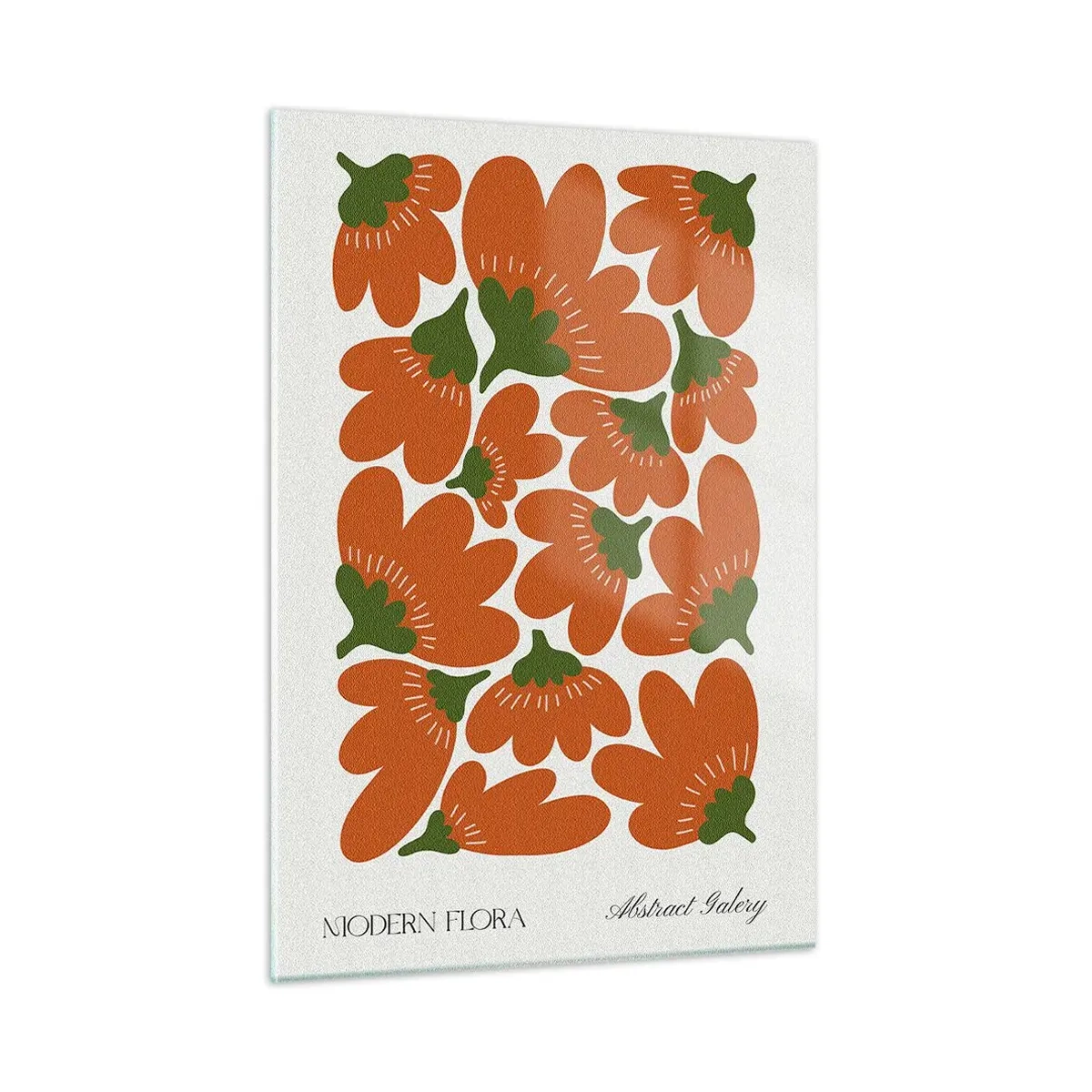 Üveg kép - A virágok életéről - 50x70 cm