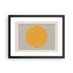 Poszter fehér keretben - Az egyszerűség ereje - 40x30 cm