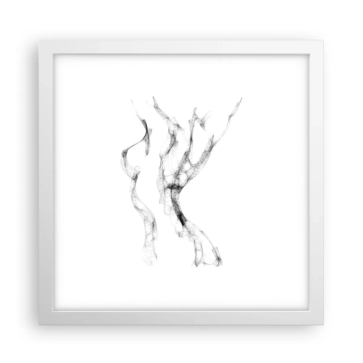 Poszter fekete keretben - Gyönyörű és erős - 30x30 cm