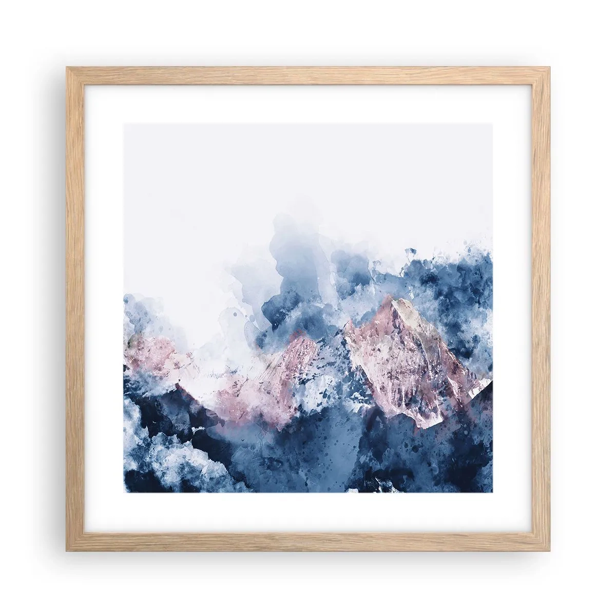 Poszter világos tölgy keretben - Ezek a csúcsok! - 40x40 cm