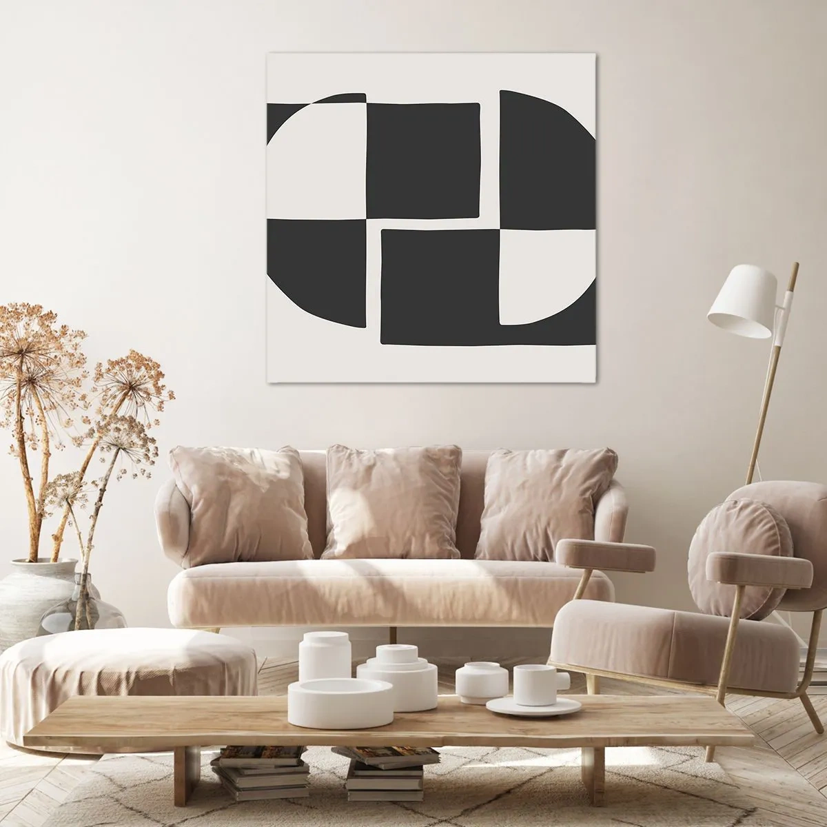 Vászonkép - Antitézis – szintézis - 60x60 cm