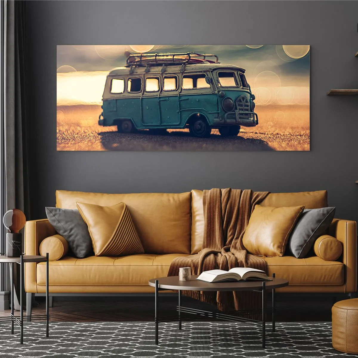 Üveg kép - Vége a bálványoknak: pénznek és munkának - 100x40 cm