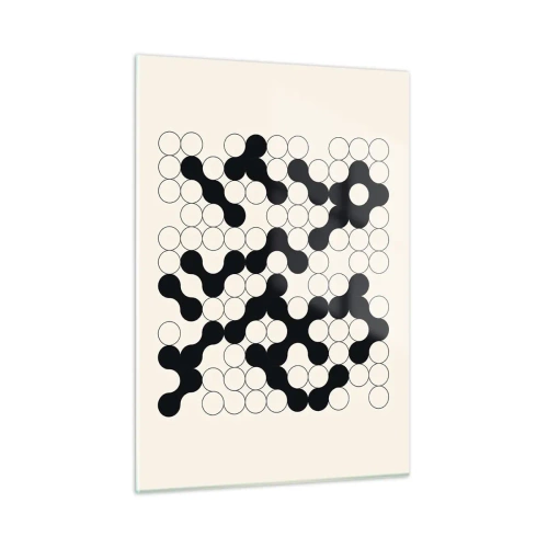 Üveg kép - Kínai játék - variáció - 50x70 cm