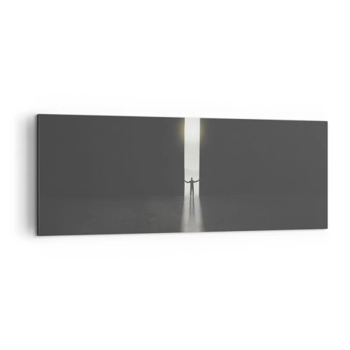 Vászonkép - Egy lépés a fényes jövő felé - 140x50 cm