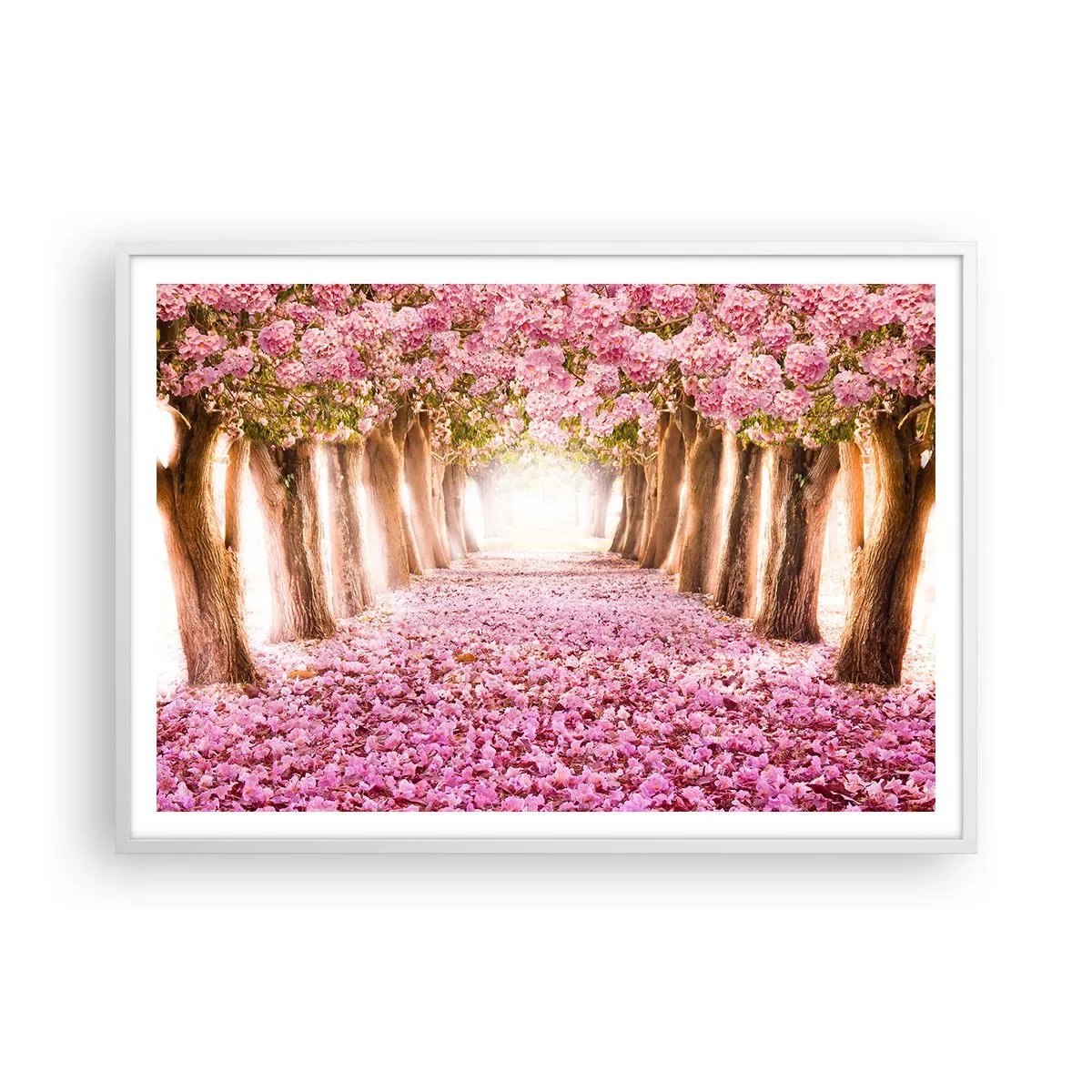 Poszter fekete keretben - Út a paradicsomba - 100x70 cm