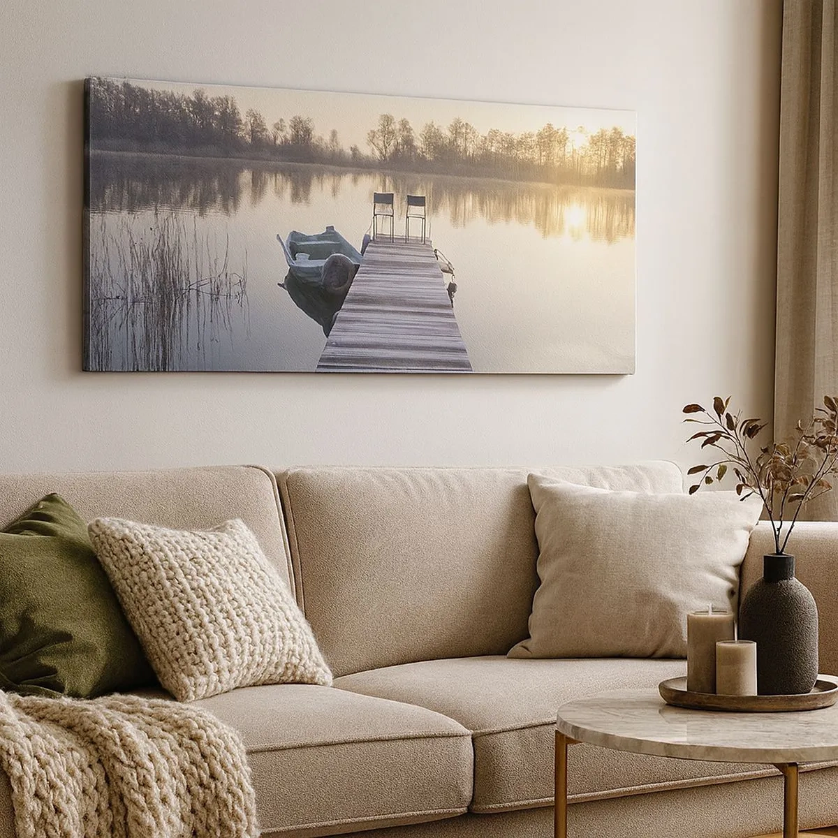 Vászonkép - Egy kis idő múlva visszajövök - 100x40 cm