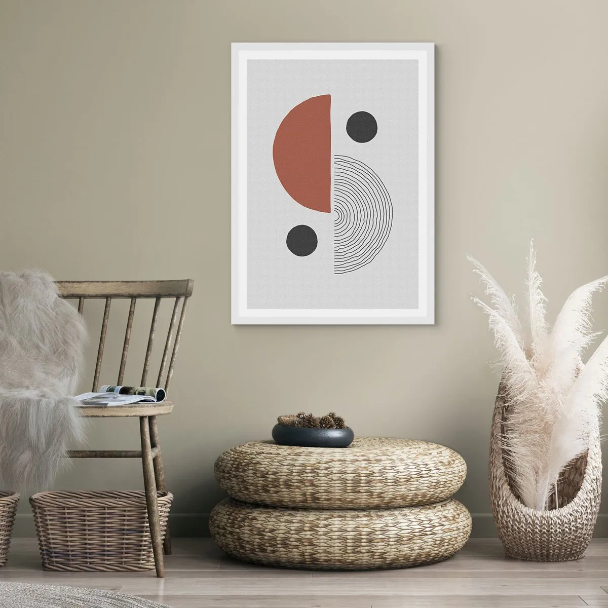 Poszter fekete keretben - A kerék tökéletessége - 30x40 cm