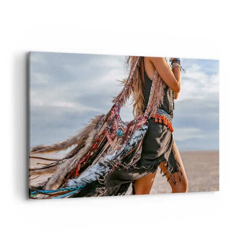 Vászonkép - Sámán párja - 120x80 cm