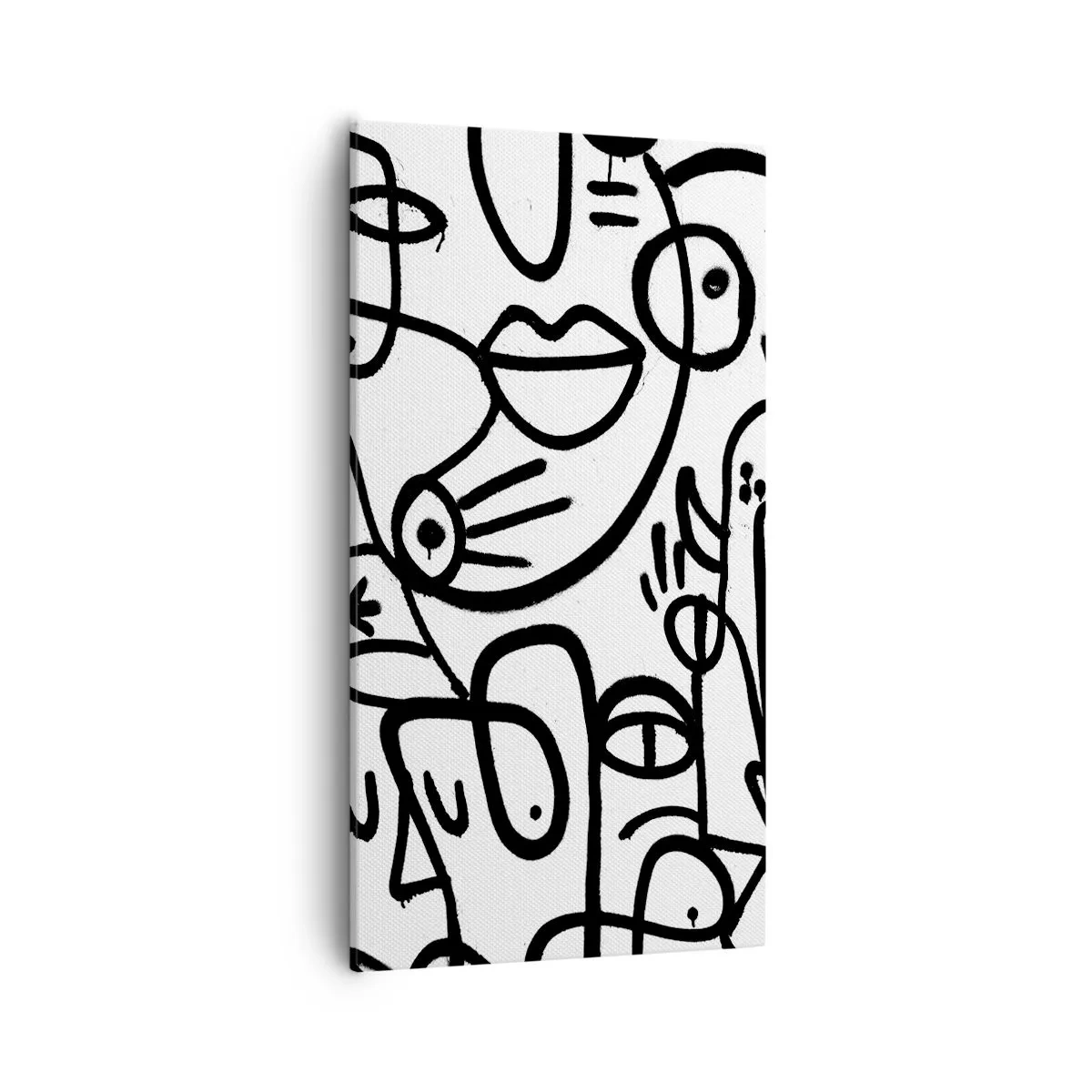 Vászonkép - Arcok és délibábok - 55x100 cm