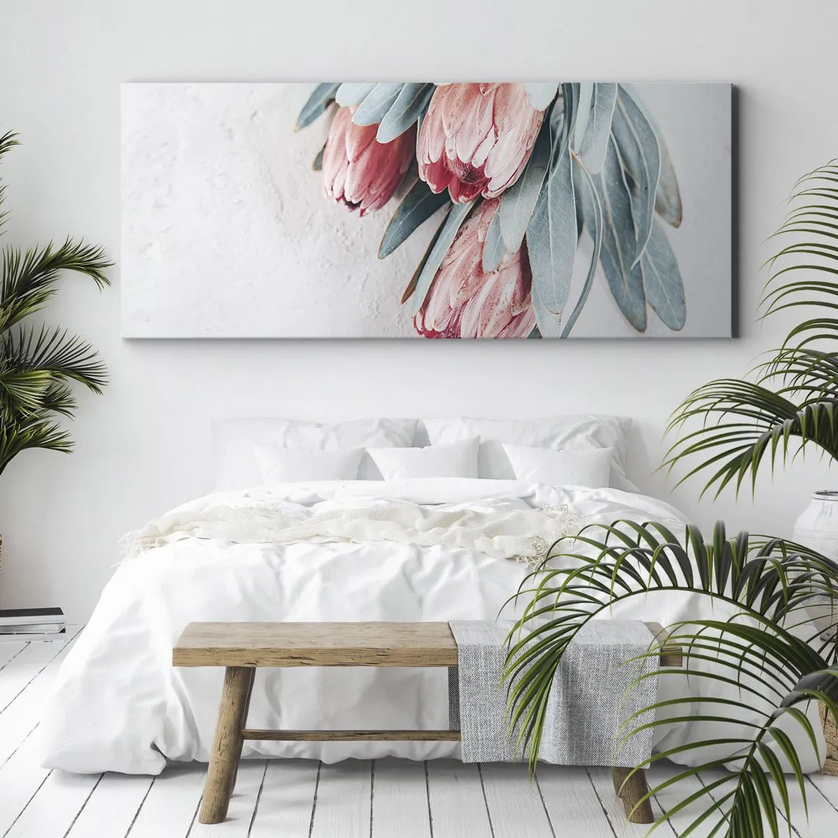 Vászonkép - Szégyellve saját szépségüket - 160x50 cm