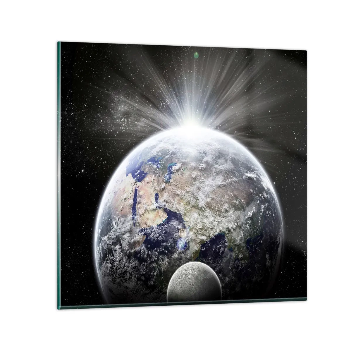 Üveg kép - Teljes pompájában - 50x50 cm