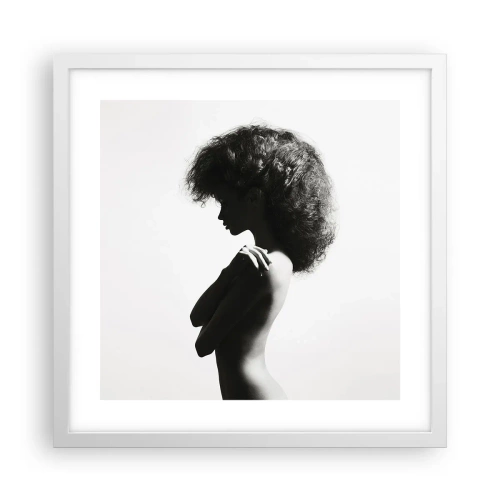 Poszter fekete keretben - Mint virág a karcsú száron - 40x40 cm