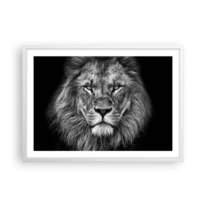 Poszter fekete keretben - Őfelségi palástban - 70x50 cm