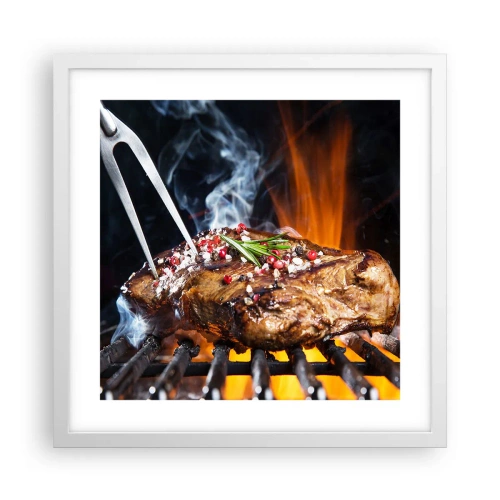 Poszter fekete keretben - Lédús és illatos - 40x40 cm