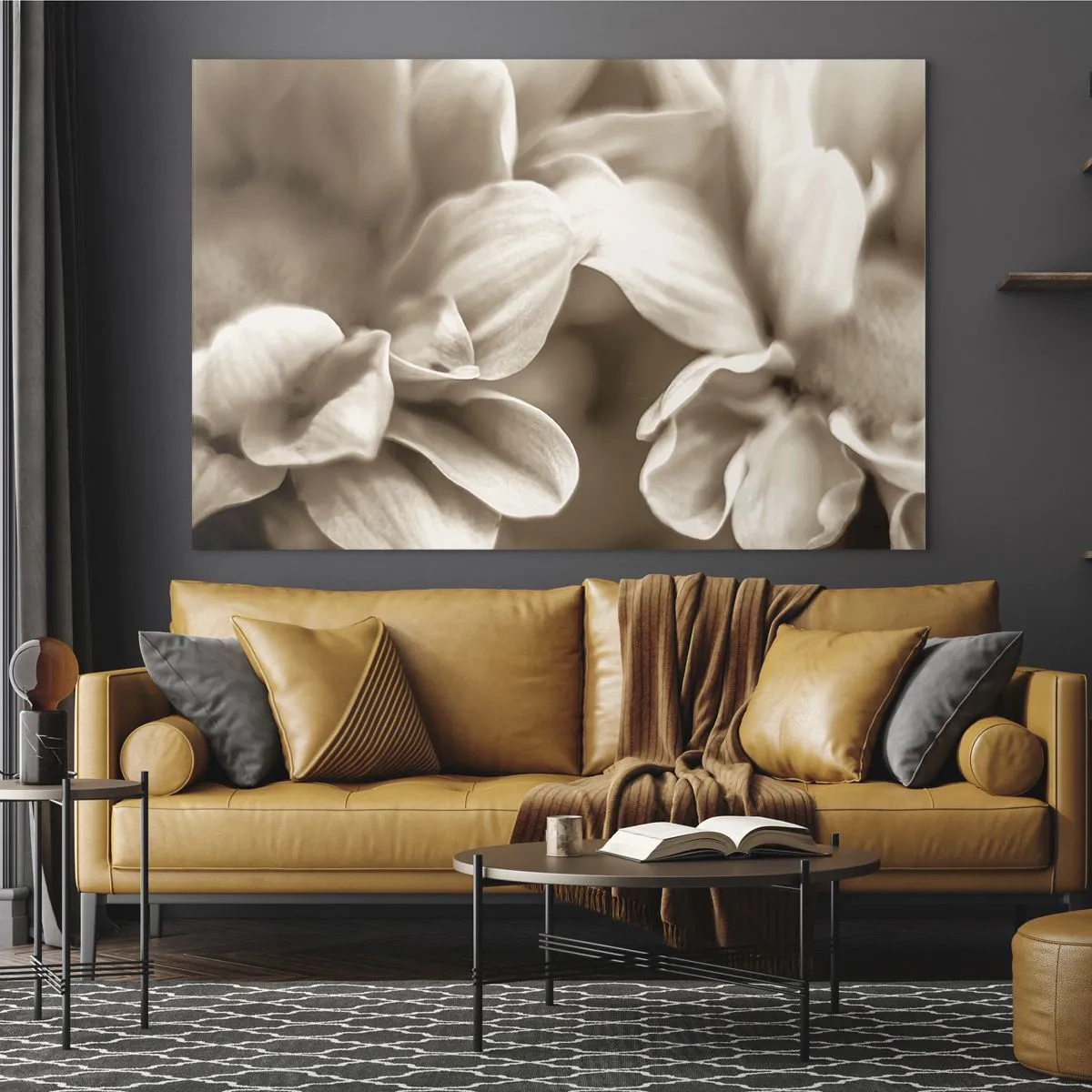 Üveg kép - Gyengéd, mint egy mosoly - 100x70 cm