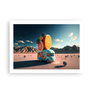 Poszter - A nyaralás íze - 70x50 cm