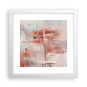 Poszter fekete keretben - Ködös. De rózsaszín - 30x30 cm