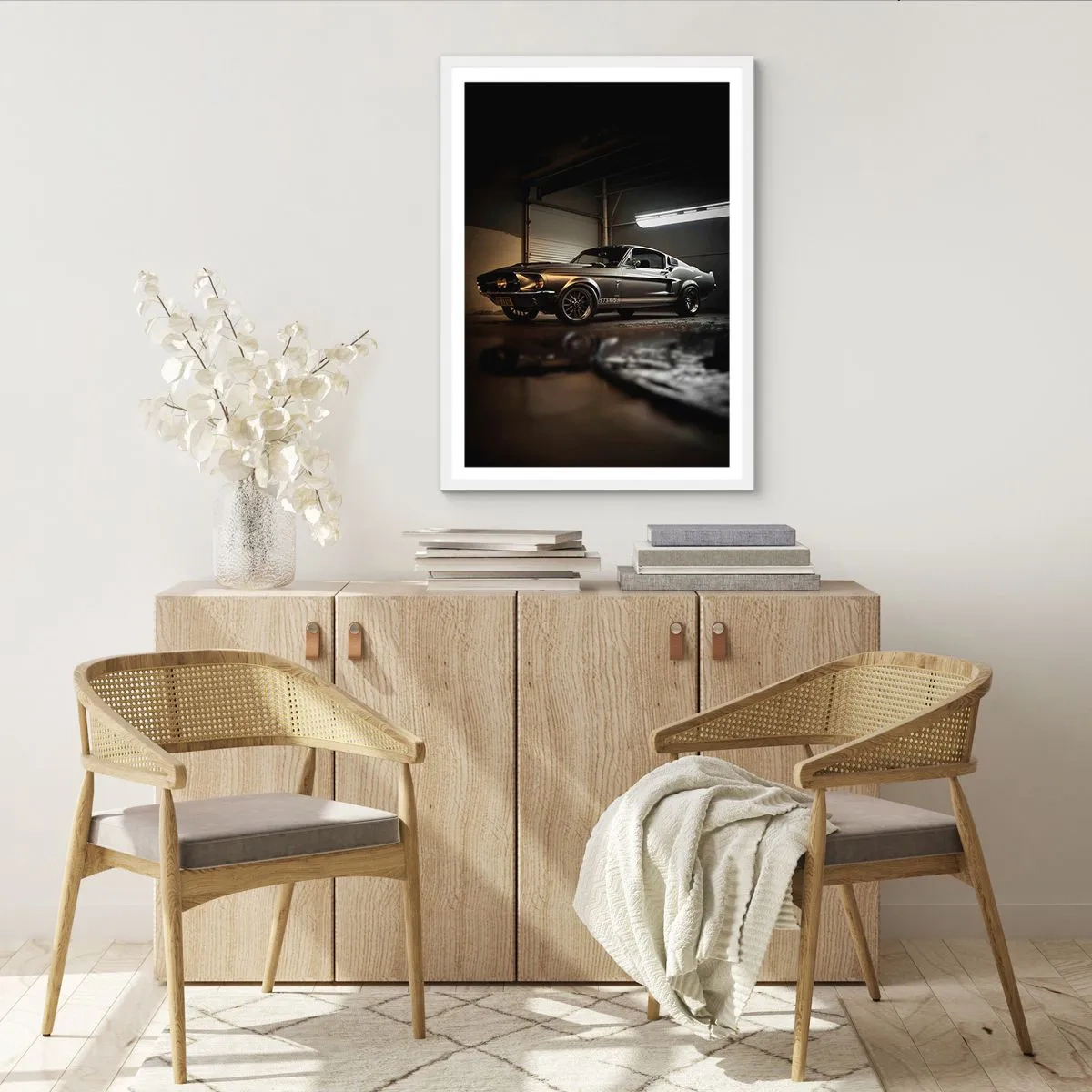 Poszter fekete keretben - Visszatérés a múltba - 61x91 cm