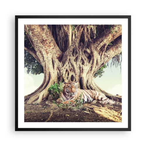 Poszter fehér keretben - Kilátás a Genezis könyvéből - 60x60 cm