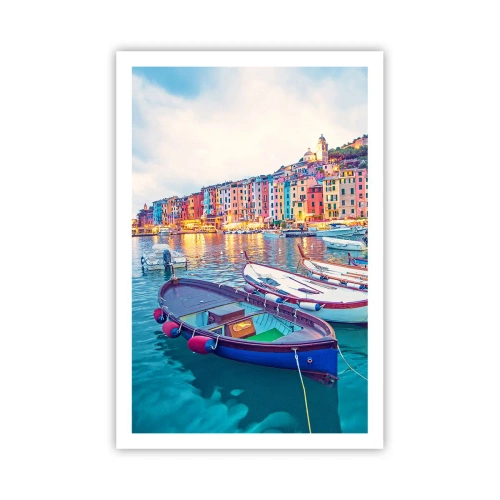 Poszter - Színes este a kikötőben - 61x91 cm