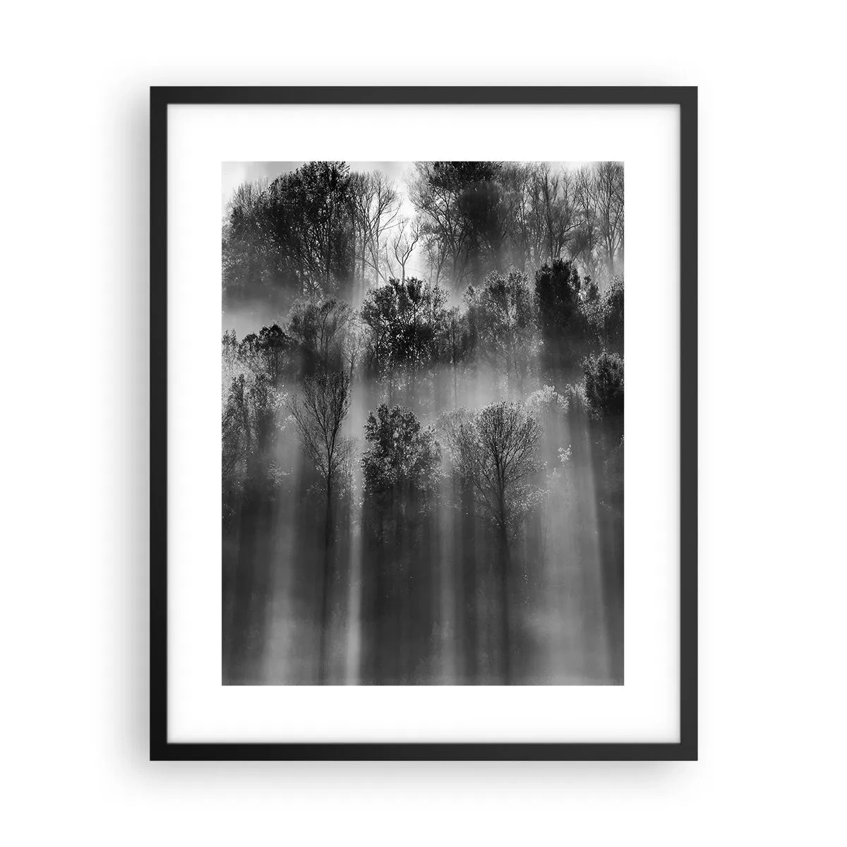 Poszter fehér keretben - Fénypatakokban - 40x50 cm