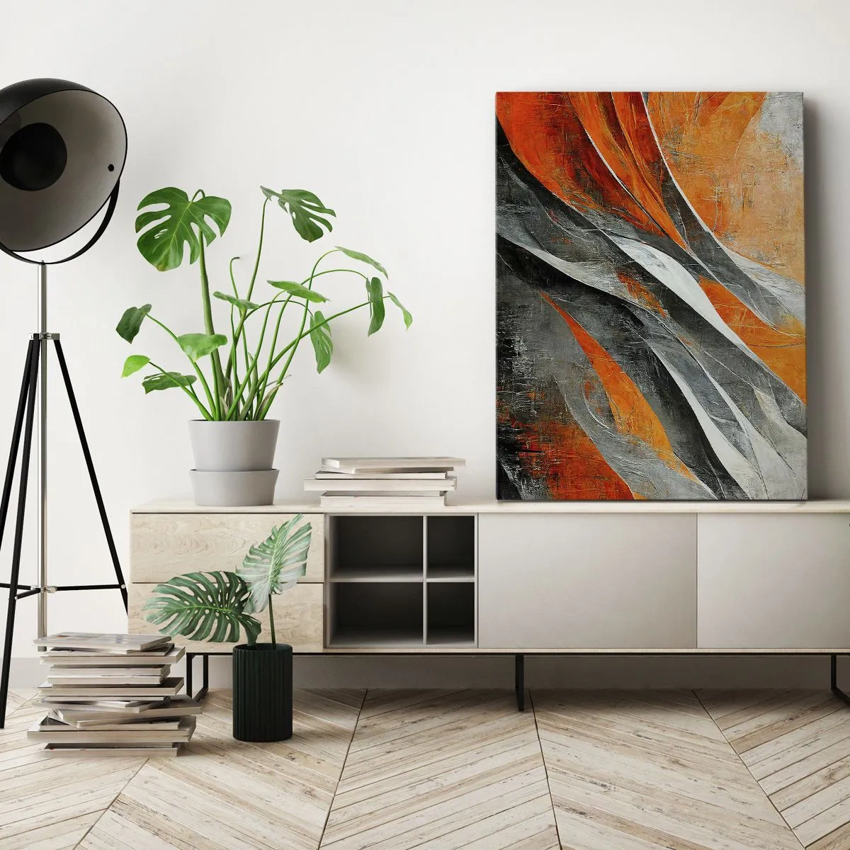 Vászonkép - Hőség és hideg - 55x100 cm