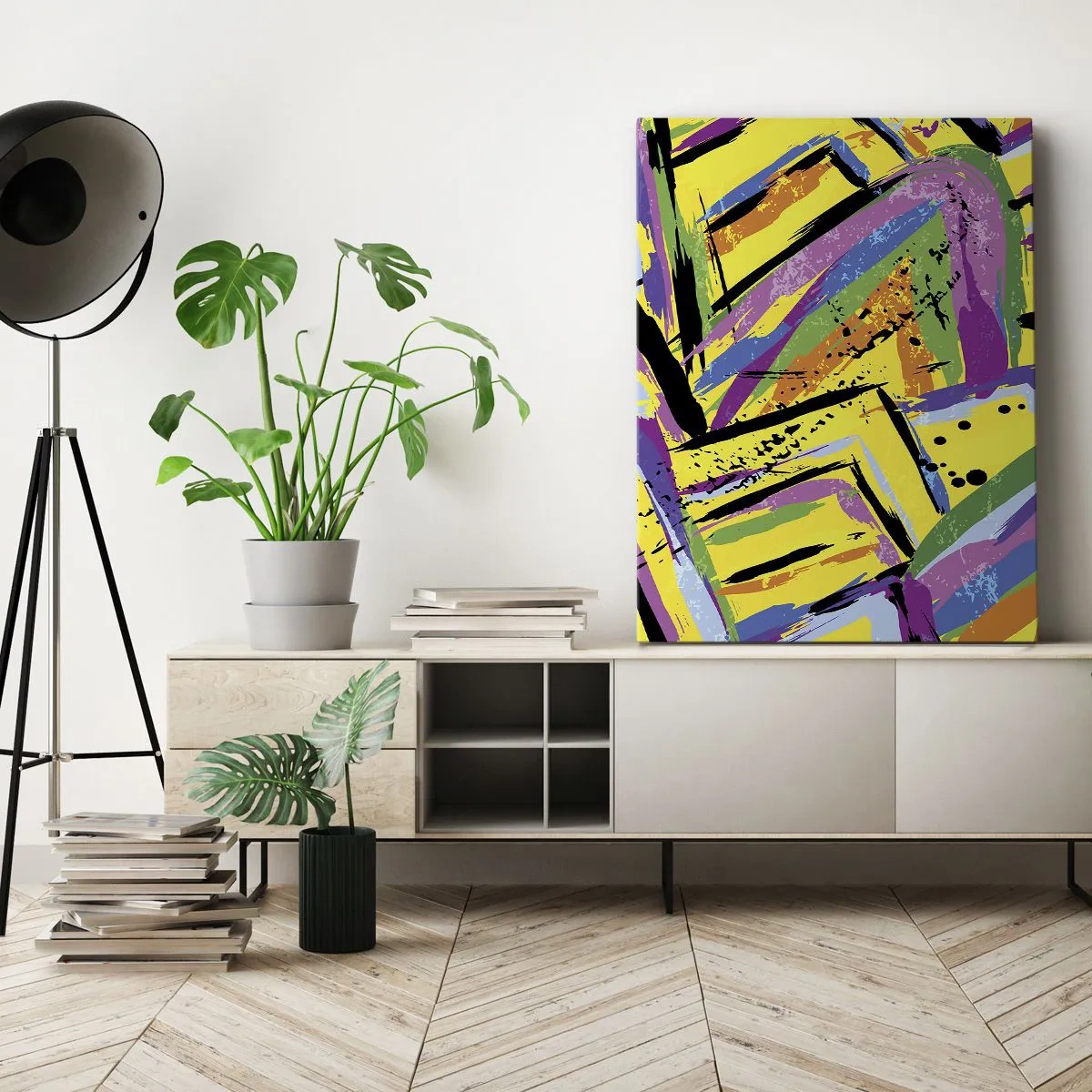 Vászonkép - Az örömében sikít - 50x70 cm