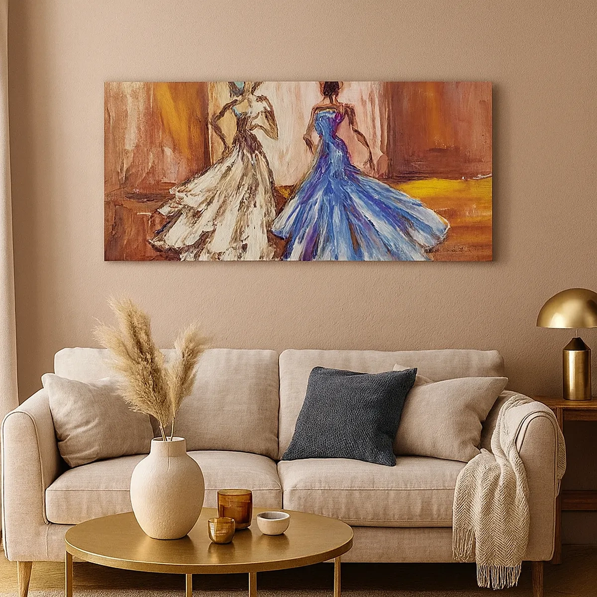 Vászonkép - Hálás páros - 30x30 cm