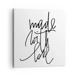 Vászonkép - A legjobb márka - 60x60 cm