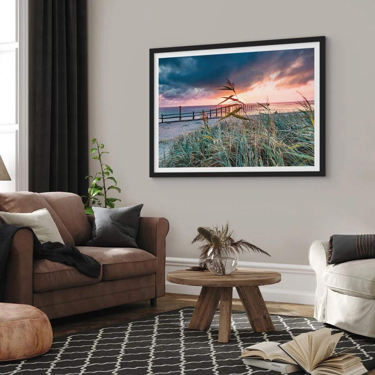 Poszter fehér keretben - Nem múlik el a széllel - 100x70 cm