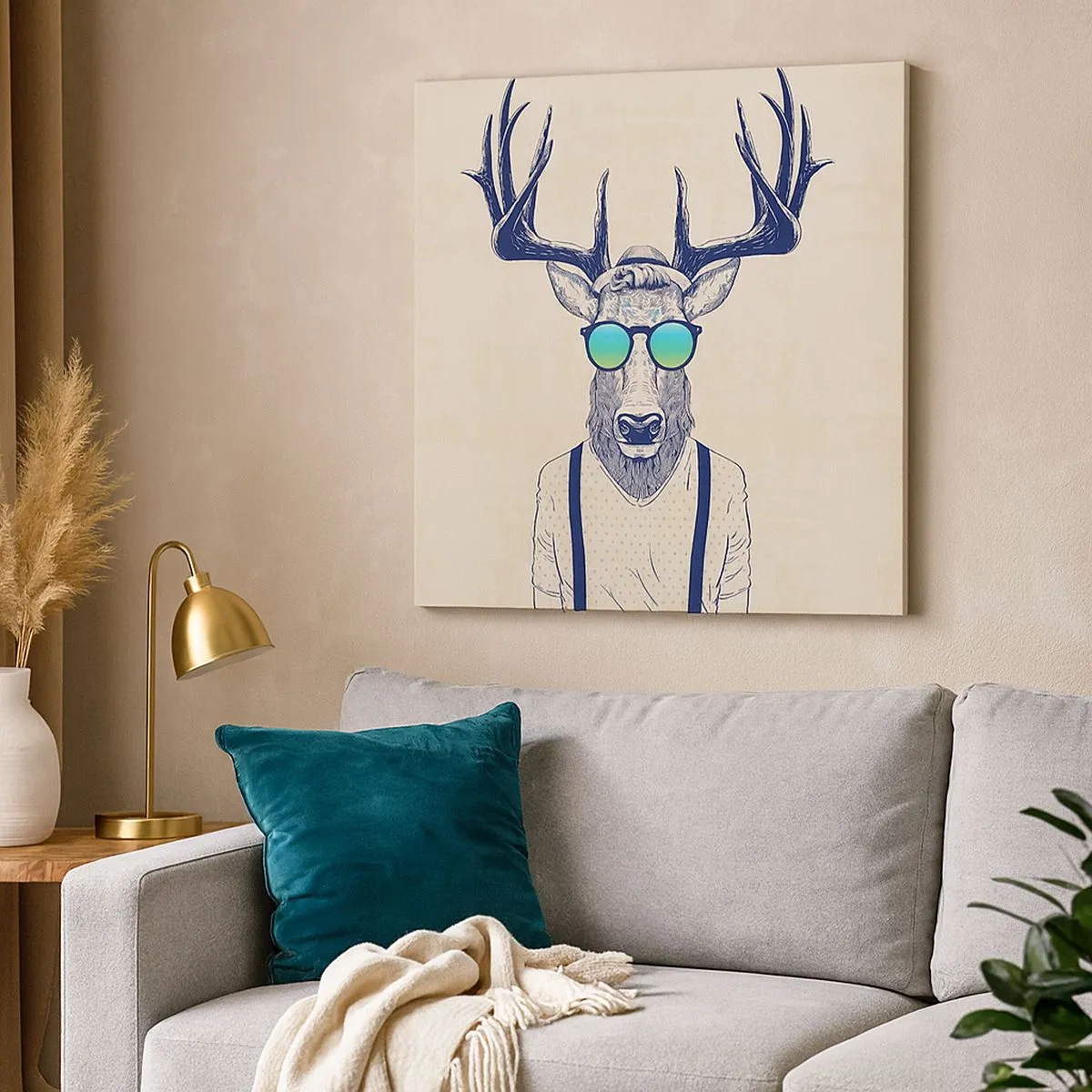 Vászonkép - Kire számítottál? - 30x30 cm