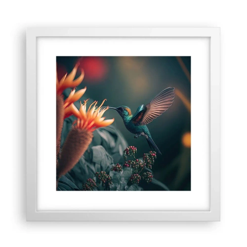 Poszter fekete keretben - Egy igazán színes élet - 30x30 cm