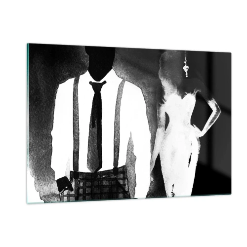 Üveg kép - Noir légkörben - 120x80 cm