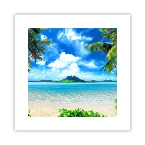 Poszter - A trópusi azúrkék - 30x30 cm
