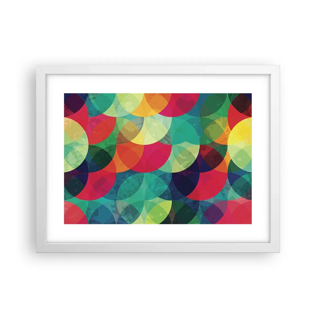 Poszter fekete keretben - Felszívárványság - 40x30 cm