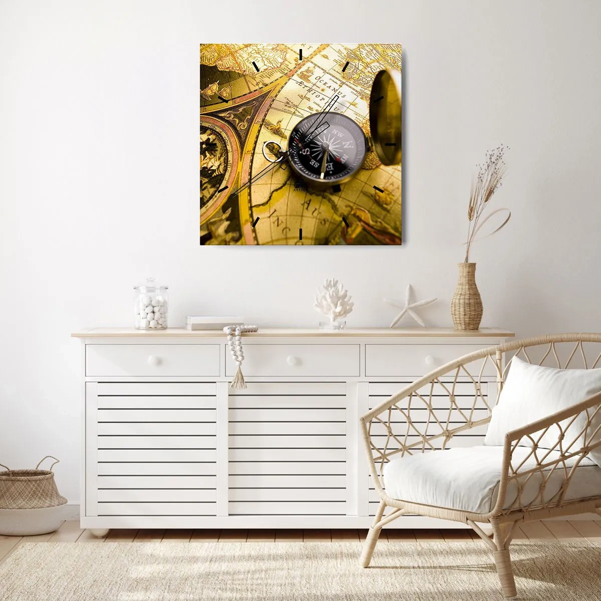 Falióra, Óra - Vagy talán a világ végére? - 40x40 cm