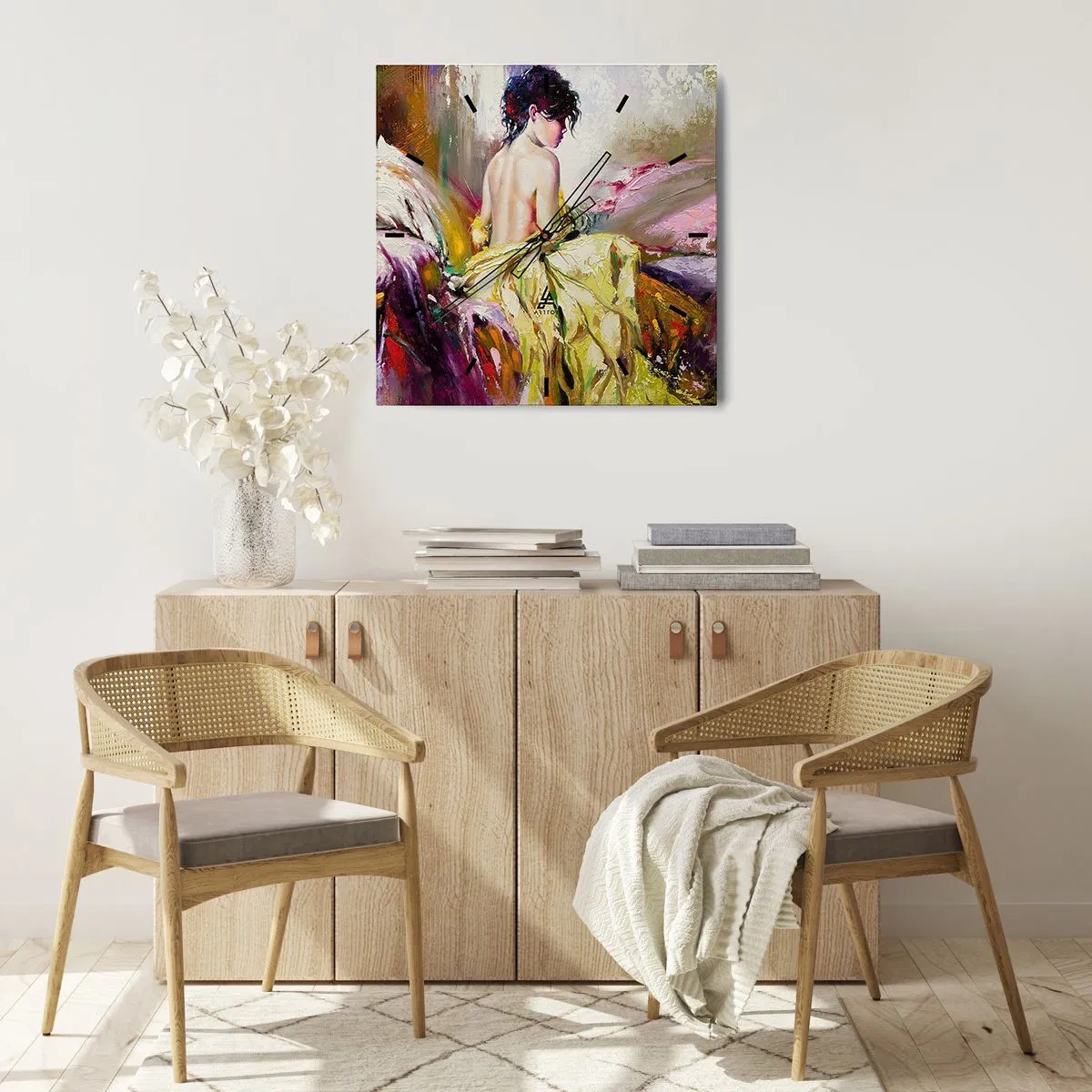 Falióra, Óra - Az ajkak és a csésze pereme között - 30x30 cm