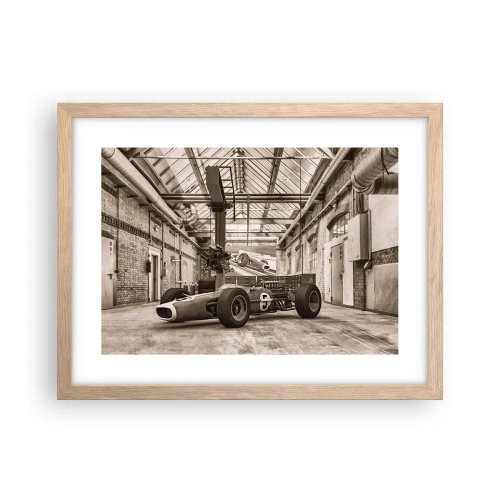 Poszter világos tölgy keretben - A győztes pihenője - 40x30 cm