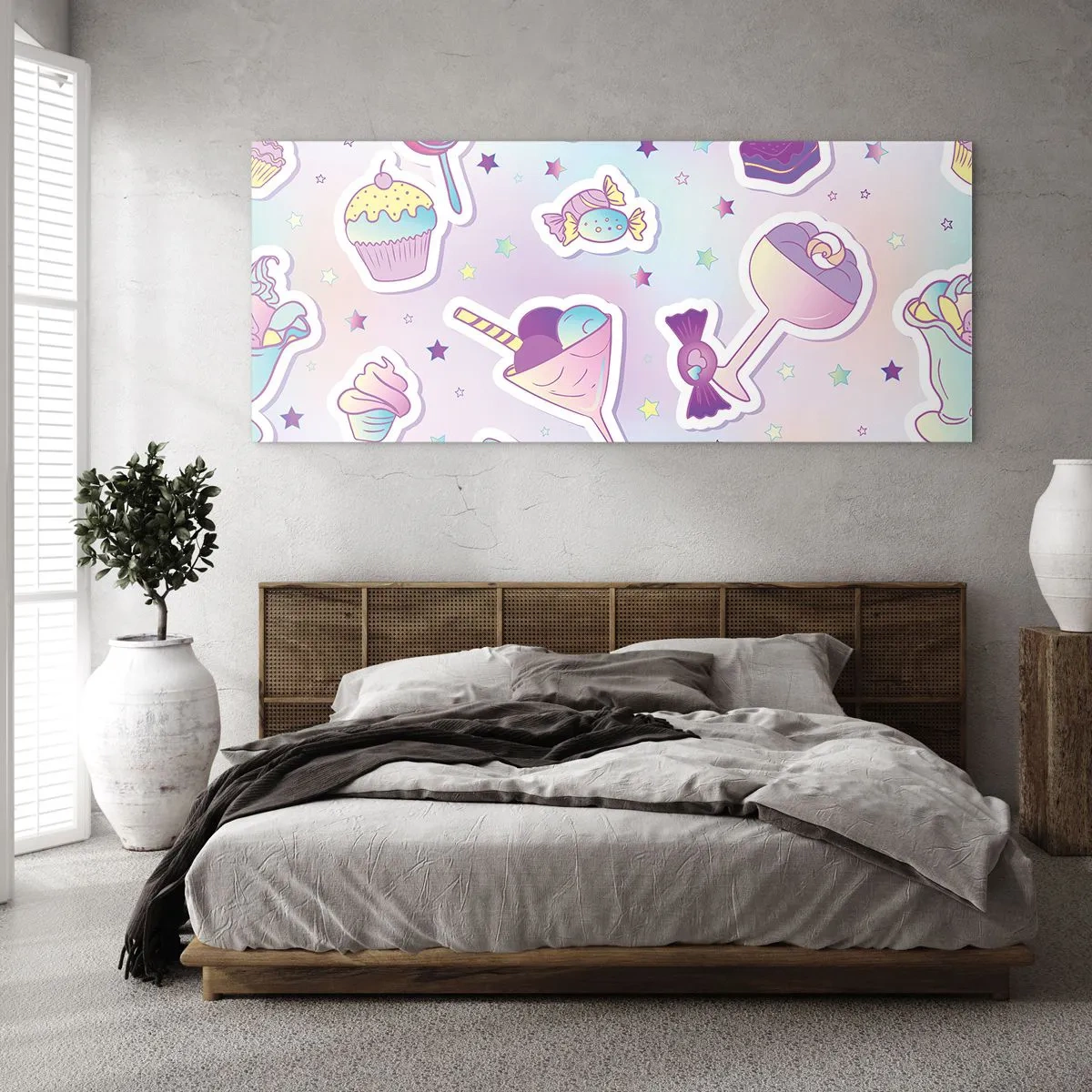 Üveg kép - Hogy minden nap születésnap legyen - 160x50 cm