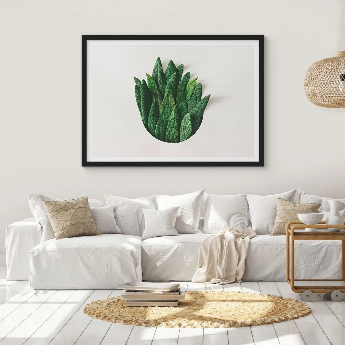 Poszter fehér keretben - Féktelen kíváncsiság - 100x70 cm