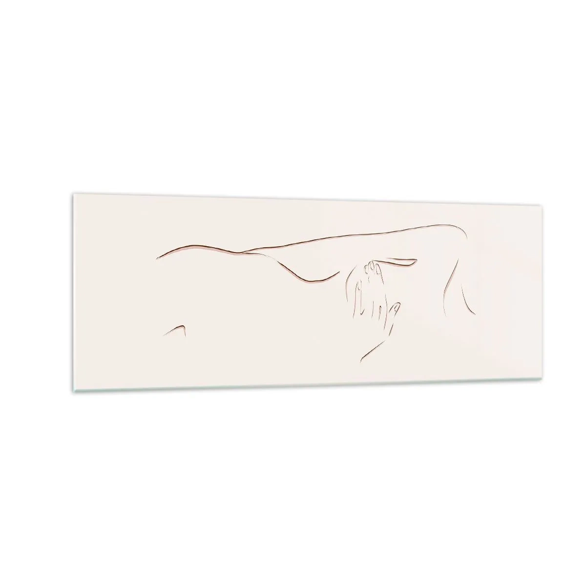 Üveg kép - A vágy alakja - 140x50 cm