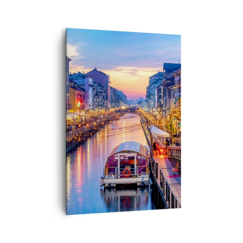 Vászonkép - Fény és öröm estéje - 70x100 cm