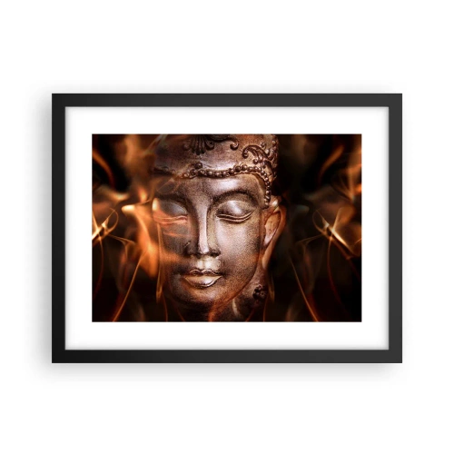 Poszter fehér keretben - Csak itt és most létezik - 40x30 cm