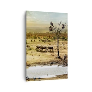 Vászonkép - „Z Edenu zaś wypływała rzeka…" - 80x120 cm
