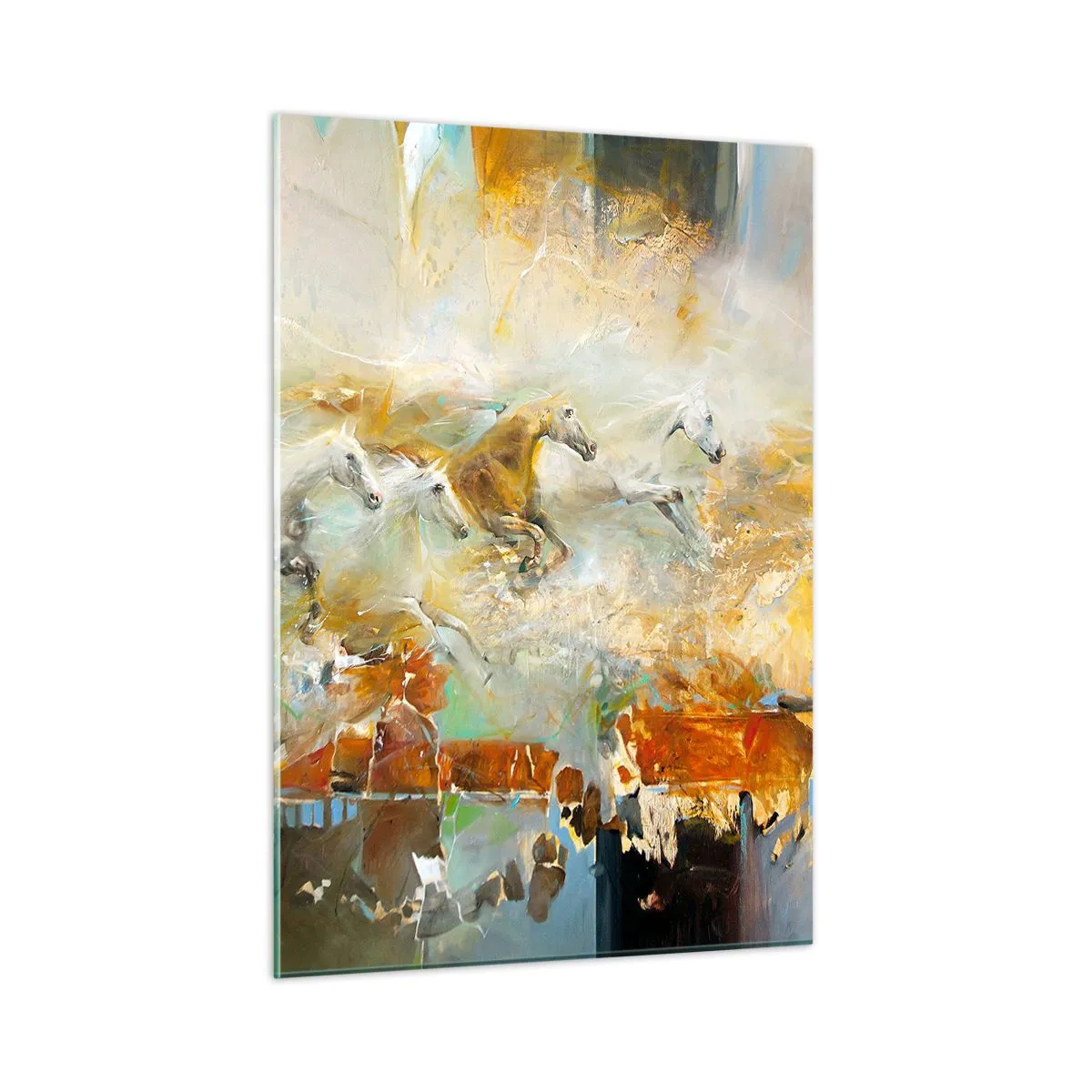 Üveg kép - Vágta a fényen át - 50x70 cm