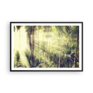 Poszter fehér keretben - Zöld forróságban - 91x61 cm